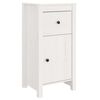 vidaXL Sideboard Wei&szlig; 40x35x80 cm Massivholz Kiefer