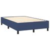 vidaXL Boxspringbettgestell Blau 120x200 cm Stoff