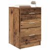 vidaXL Nachttisch mit Schubladen Altholz 40 x 40 x 63 cm Holzwerkstoff