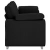 vidaXL Sofa Schwarz 219 x 80 x 82 cm Stoff