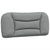 vidaXL Bett mit Matratze "Hvar" Hellgrau 80x200 cm Stoff