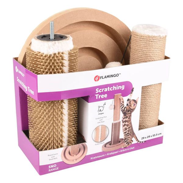 FLAMINGO Kratzbaum Ayla 29x29x53,5 cm Creme