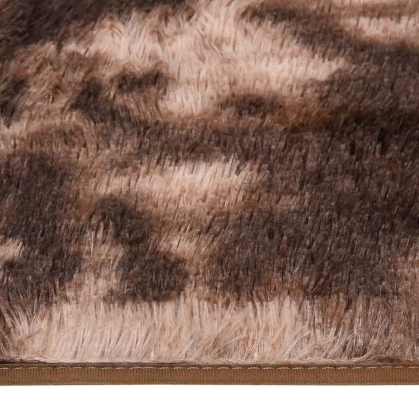vidaXL Shaggy-Teppich Taupe 300x200 cm