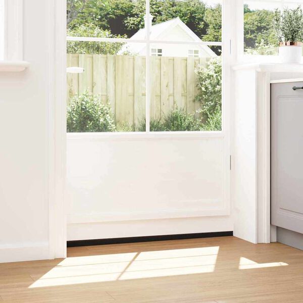 vidaXL Aufsteck T&uuml;rb&uuml;rstendichtungen 12 pcs Braun 100 cm