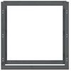 vidaXL Kaminholzregal Grau 100x25x100 cm Massivholz Kiefer