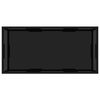 vidaXL Couchtisch Schwarz 100x50x35 cm Hartglas