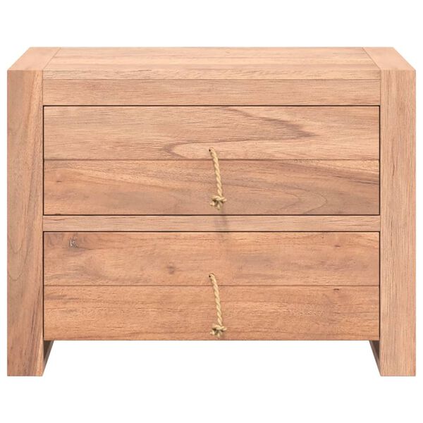 vidaXL Sideboard 80×35×60 cm Massivholz Teak