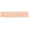vidaXL Wandregal 100x20x4 cm Massivholz Buche