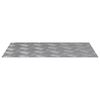 vidaXL Treppe Tritt Rechtwinklig 4 pcs Silber 60 x 40 cm Aluminium