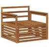 vidaXL 2 stk. Outdoor-Sofa Natur