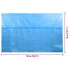 vidaXL Rechteckige Poolabdeckung 1000x600 cm PE Blau