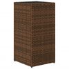 vidaXL Pflanzk&uuml;bel Braun 30x30x60 cm Poly Rattan
