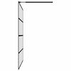 vidaXL Duschwand für Walk-in Dusche Klares Sicherheitsglas 100x195 cm