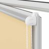 vidaXL Verdunkelungsrollo Beige 105x230 cm Stoffbreite 100,7 cm