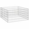 vidaXL Quadratischer Komposter 100 x 100 x 50 cm Eisen