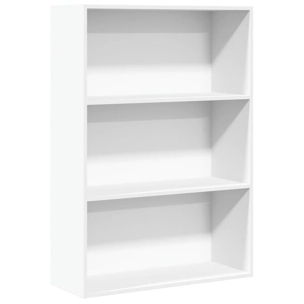 vidaXL B&uuml;cherregal Wei&szlig; 80x30x114 cm Holzwerkstoff