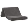 vidaXL Klappsofa Bett 100 x 67 x 45 cm Dunkelgrau