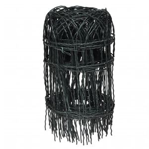 vidaXL Beetzaun Pulverbeschichtetes Eisen 25×0,4 m