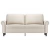 vidaXL 2-Sitzer-Sofa Creme 140 cm Kunstleder