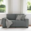 vidaXL 2-Sitzer-Sofa Dunkelgrau 120 cm Stoff