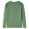 Kinder-Langarmshirt Helles Khaki 128