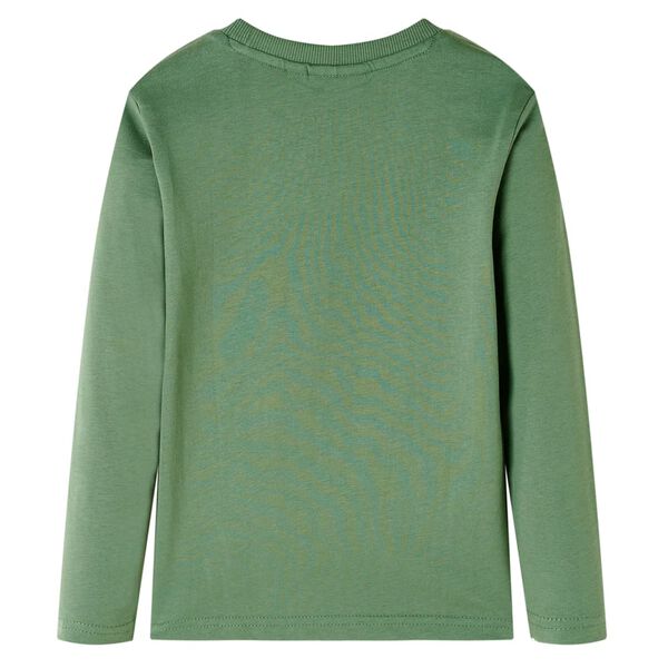 Kinder-Langarmshirt Helles Khaki 128