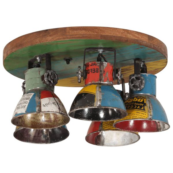 vidaXL Deckenleuchte 25 W Mehrfarbig 50x50x25 cm E27