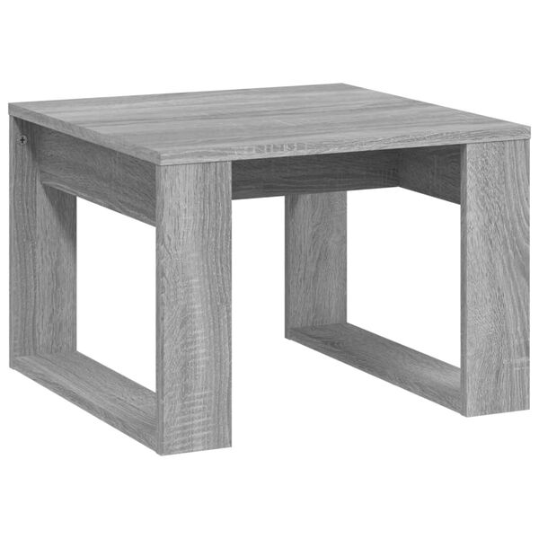 vidaXL Beistelltisch Grau Sonoma 50x50x35 cm Holzwerkstoff