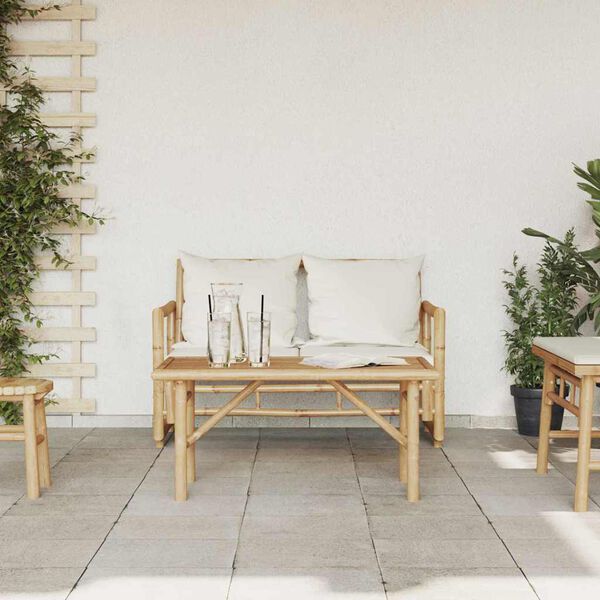 vidaXL Couchtisch Braun 90 x 50 x 43 cm Bambus