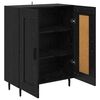 vidaXL Sideboard Schwarz Eichen-Optik 69,5 x 34 x 90 cm