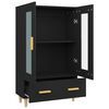 vidaXL Highboard Schwarz 70x31x115 cm Holzwerkstoff