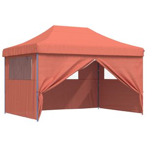 vidaXL Party-Zelt Terrakotta 279 x 410 x 315 cm Oxford-Stoff