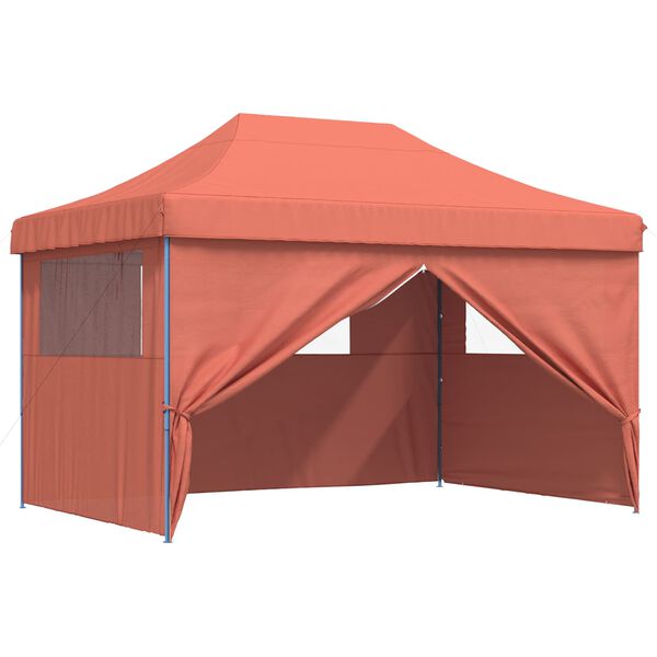 vidaXL Party-Zelt Terrakotta 279 x 410 x 315 cm Oxford-Stoff