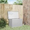 vidaXL Gartenbox Grau 109x67x65 cm