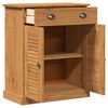 vidaXL Badezimmerschrank VIGO Braun und Honigbraun 68 x 34 x 80 cm