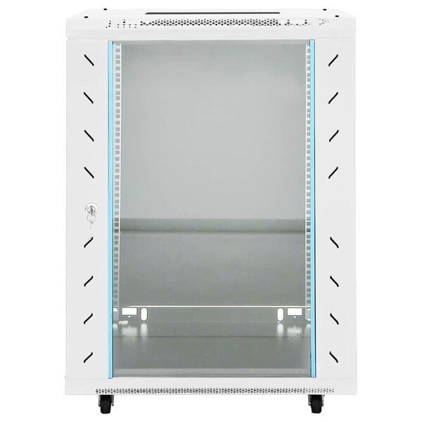 vidaXL 15U Netzwerkschrank auf Rollen 19" IP20 60x45x86 cm