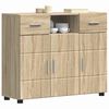 vidaXL Holzschrank Sonoma-Eiche 88,5 x 30,5 x 73 cm Holzwerkstoff
