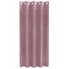 vidaXL Verdunkelungsvorhänge 2 pcs Dunkelrosa 140 x 175 cm Samt