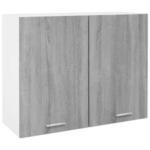 vidaXL H&auml;ngeschrank Lyon Grau Sonoma 80x31x60 cm Holzwerkstoff