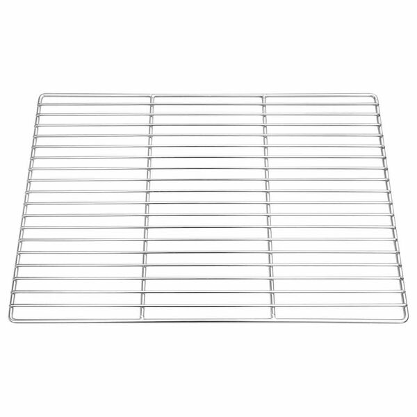 vidaXL Grillrost Silber 50 x 35 cm Edelstahl