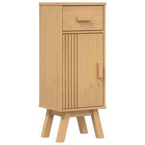vidaXL Badezimmer Schrank mit Regal Olden Braun 35 x 30 x 90 cm