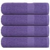 vidaXL Badet&uuml;cher FROGN 4 Stk. Lila 100x150 cm 360 g/m&sup2;