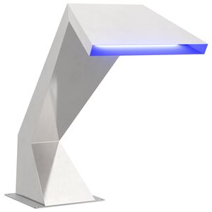 vidaXL Pool-Wasserfall Edelstahl 63,5 x 29 x 51 cm Silber