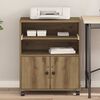 vidaXL Druckerständer Artisan-Eiche 60 x 48 x 74 cm Holzwerkstoff