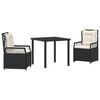 vidaXL Garten Essgruppe 5 stk. Beige und Hellgrau Poly-Rattan