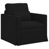 vidaXL Sofa 2 pcs Schwarz
