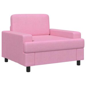 vidaXL Sessel Rosa Stoff