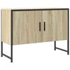 vidaXL Waschbeckenunterschrank Sonoma-Eiche 80x33x60 cm Holzwerkstoff