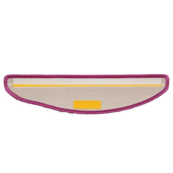 vidaXL Stufenmatten 30 Stk. 56x17x3 cm Violett Halbrund