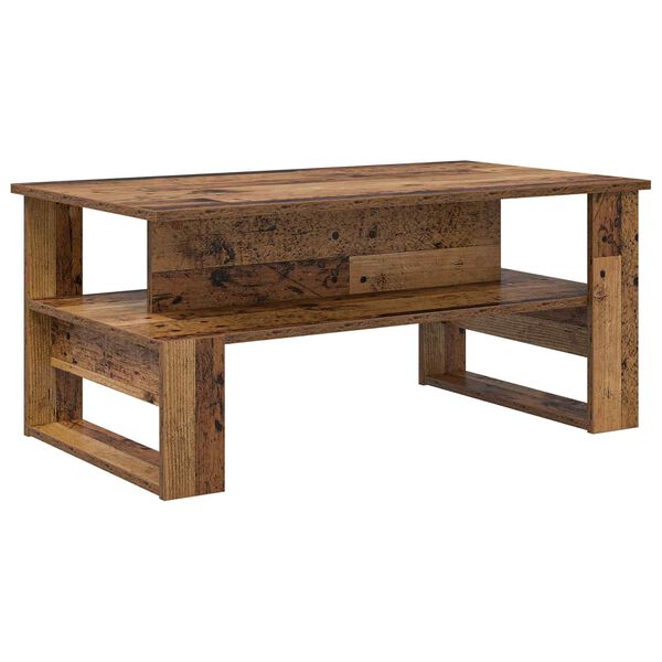 vidaXL Couchtisch Altholz 90 x 50 x 40 cm Holzwerkstoff